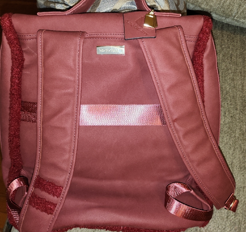 Tote And Carry Varsity Backpack Laptop Travel & Duflle Bag Set - Picture 5 of 7
